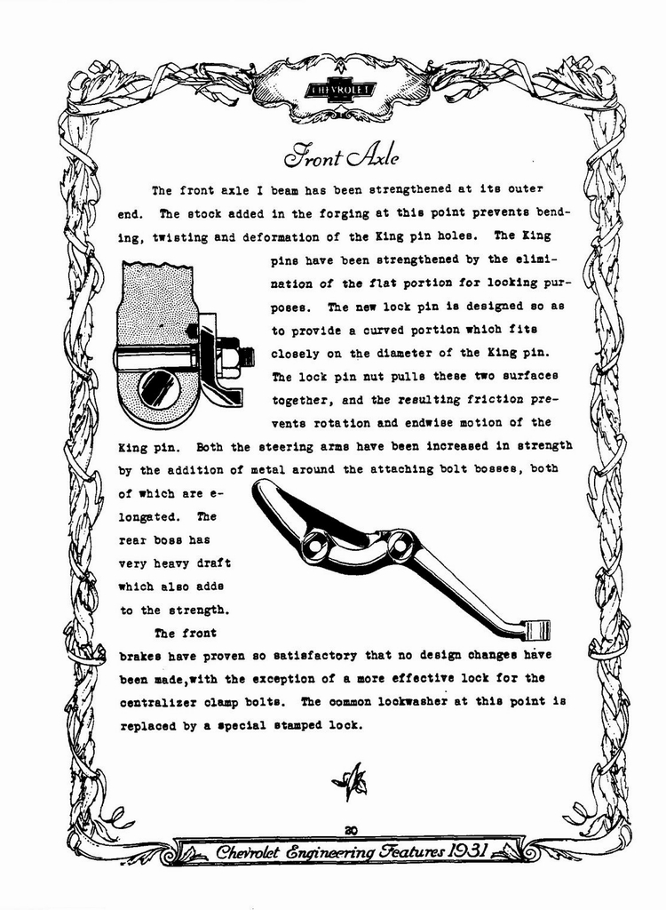 1931 Chevrolet Engineering Features Page 84
